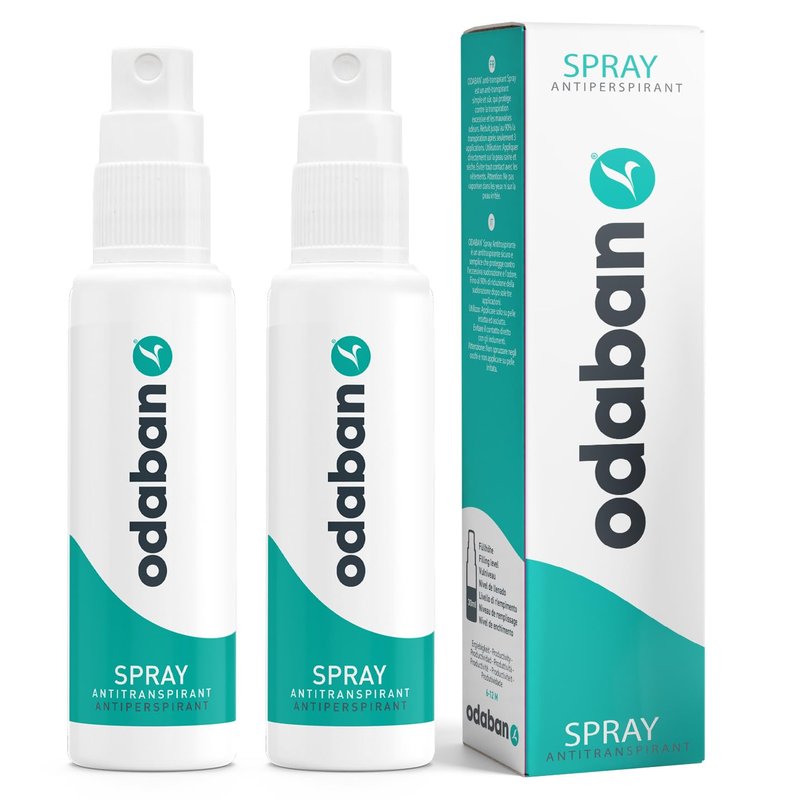 Odaban Antiperspirant Deodorant Spray 2 X 30 ml
