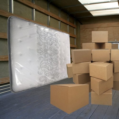 uBoxes Queen Mattress Clear Plastic Poly Covers, 61 x 15 x 104 inch, Heavy Duty 2 mil, 1 Pack