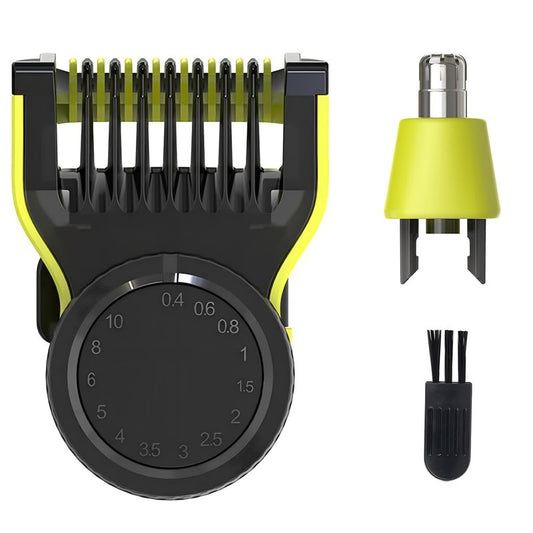 Senenatur Adjustable Guide Comb for One Blade QP2520 QP2530 QP2620 QP2630 & Nose Trimmer Replacement Head Blade for One Blade, Accessories for One Blade