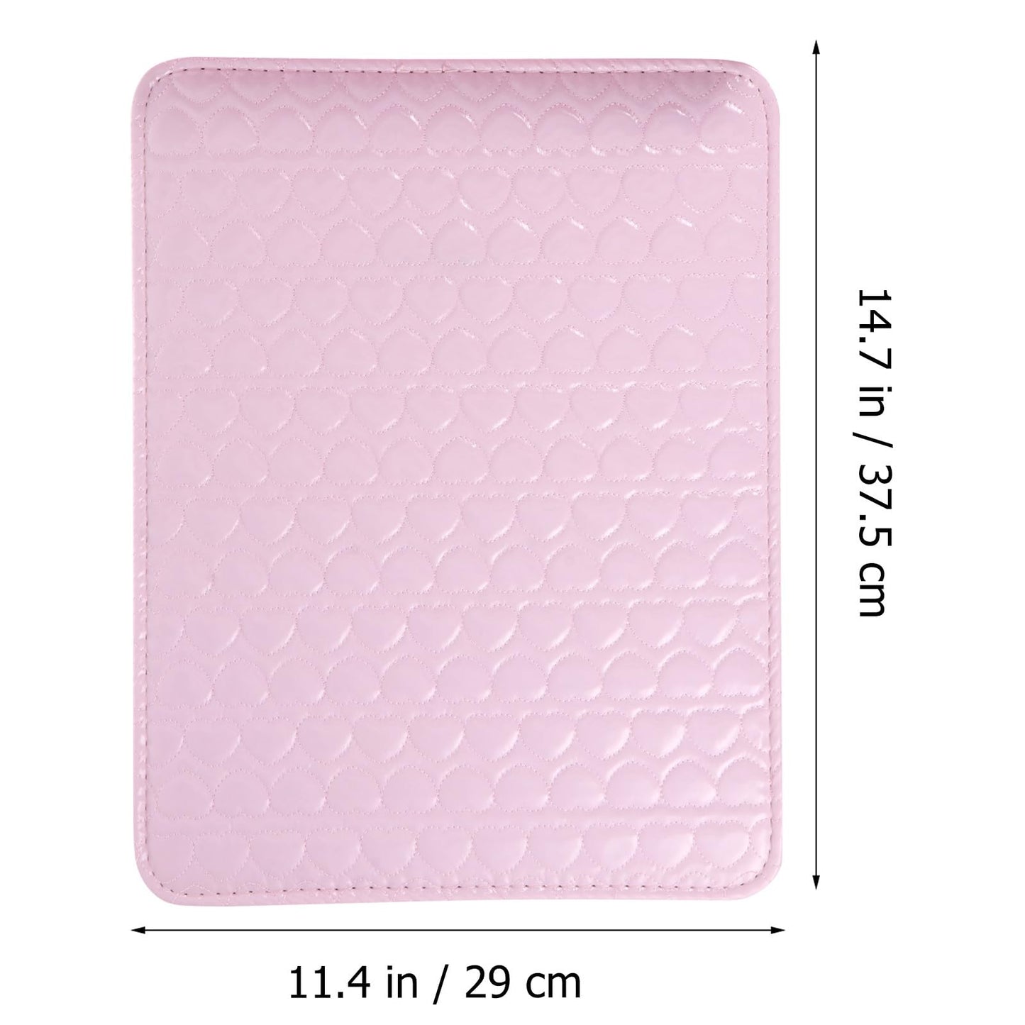 Beavorty Manicure Hand Pillow Wrist Rest Cushion Waterproof Nail Art Arm Support for Salon Use 14.76X11.41X0.39 Inch Comfortable Nail Tech Accessory
