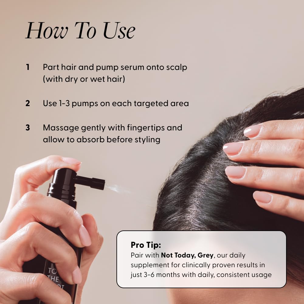 Arey To The Root Hair Serum, Slows Grey Hair Growth, 1 Month