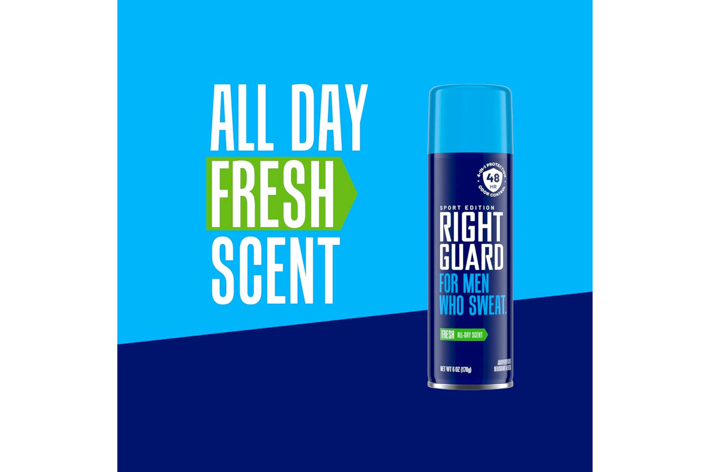 Right Guard Antiperspirant Spray, Sport Fresh 6 oz (Pack of 5)