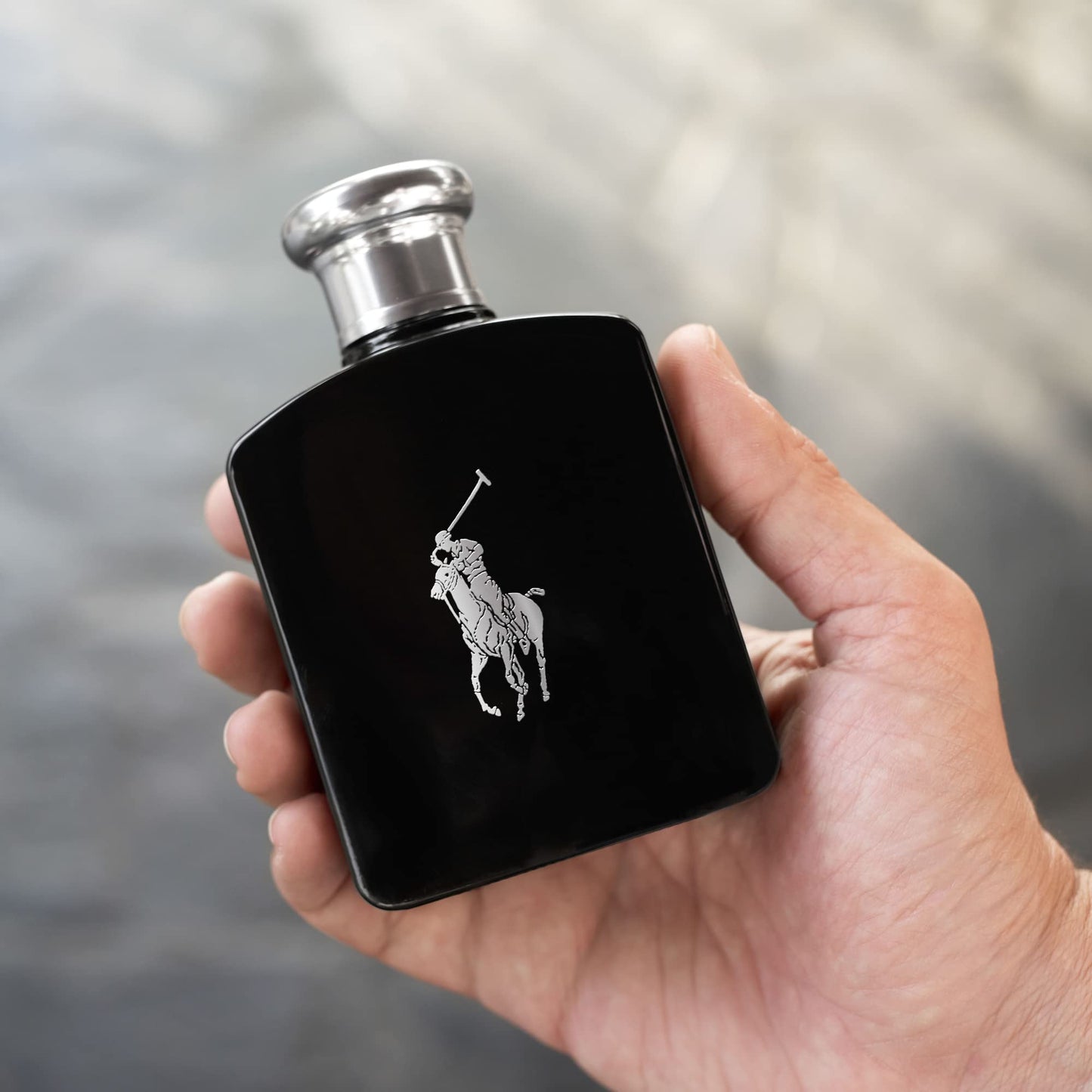 RALPH LAUREN FRAGRANCES Polo Black - Eau de Toilette - Men's Cologne - Woody & Fresh - With Patchouli, Sandalwood, and Mandarin - Medium Intensity - 6.7 Fl Oz