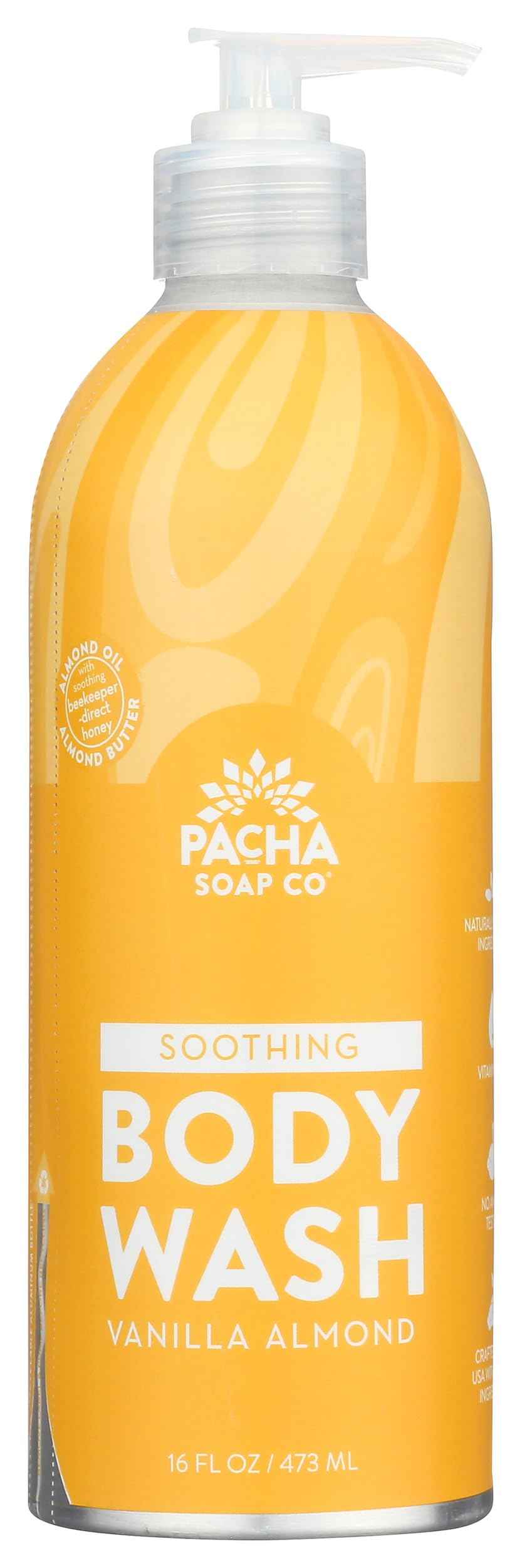Pacha Soap Vanilla Almond Body Wash, 16 Fz