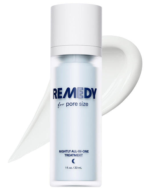 Remedy for Pore Size | Pore Refining Advanced Serum | Large Pore Minimizer with Retinol, BHA Salicylic Acid, Niacinamide | for Texture, Pimples, Blackheads | by Dermatologist Dr. Shah