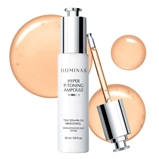 DOMINAS TXA Hyper P-Toning Serum - Discoloration Correcting & Turnover Booster Brightening Serum with Tranexamic Acid + Niacinamide + Mandelic Acid 20%, Pore Care, Dark Spot Corrector, 1.01 fl oz