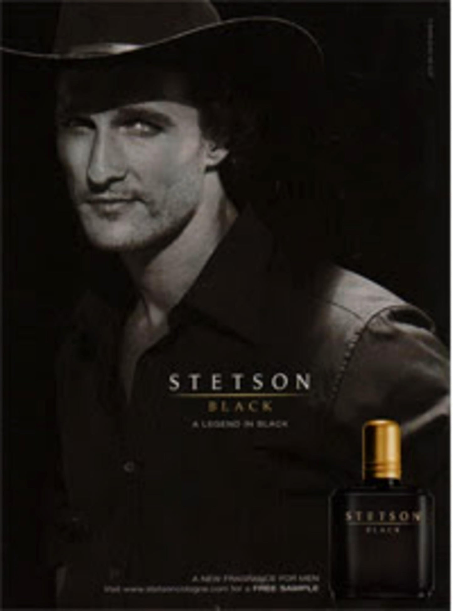PureScents Stetson Black - Original After Shave for Men - Masculine Woody, Dark and Spicy Scent with Fragrance Notes of Sandalwood, Spices, and Suede - 3.4 Fl Oz