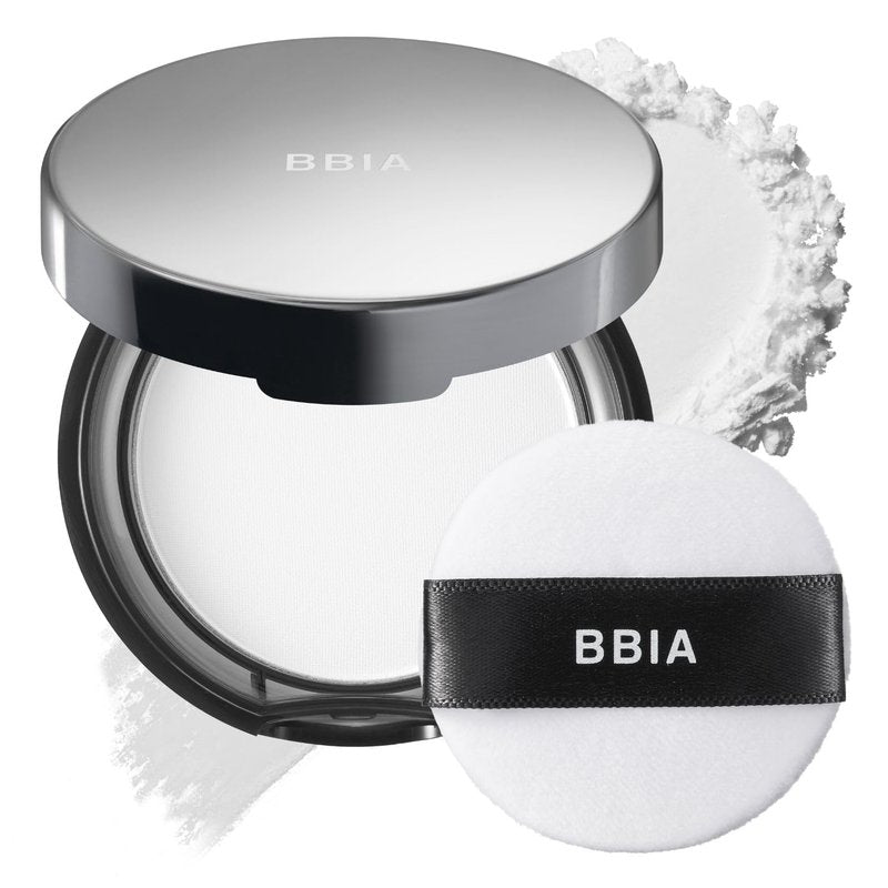 BBIA EAU Powder Pact - Pressed Powder Compact for Blurring & Oil Control | 01 Pure White, 4 Colors Available