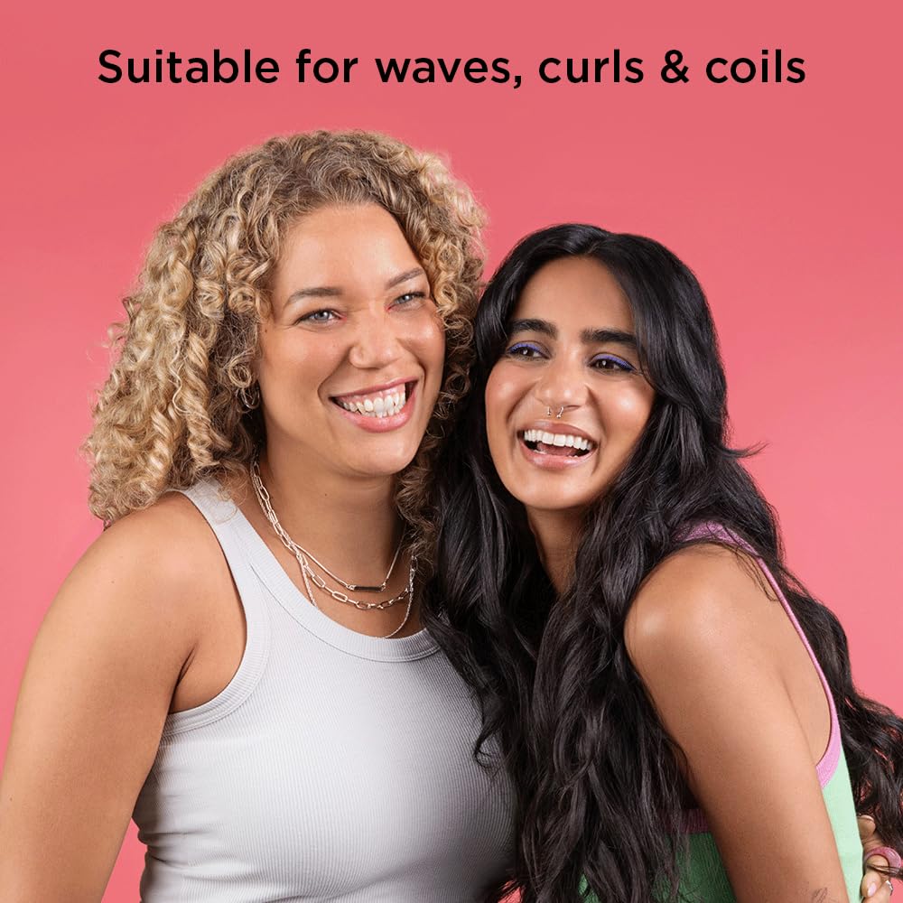 Noughty 97% Natural Wave Hello Curl Taming Cream, Sulfate Free, Vitamin Rich Smoothing Formula for Curly and Wavy Hair, with Sea Kelp and Mango Butter, Vegan Haircare 5fl.oz