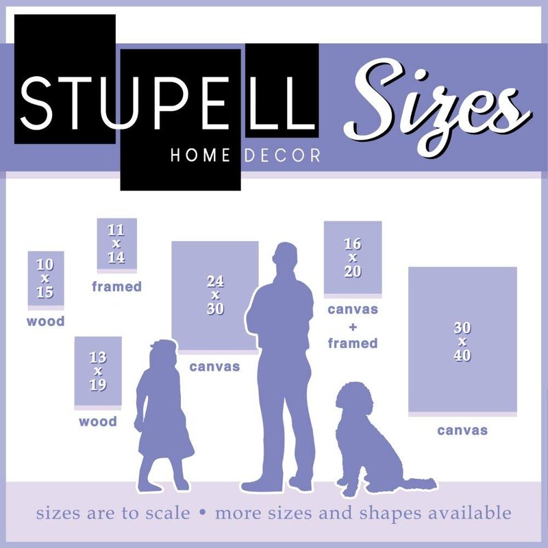 Stupell Industries La Toilette Aqua and Brown Scallop Shell Crest, Design by Bonnie Wrublesky White Framed Wall Art, 11 x 14