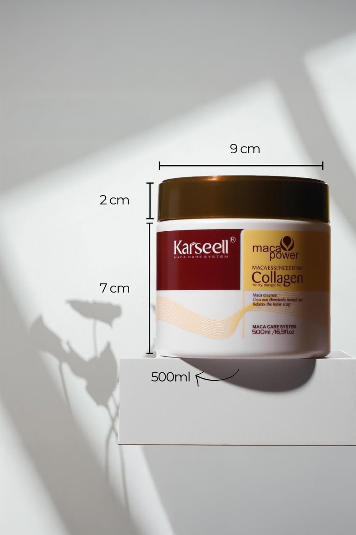 Hair Mask Karseell Deep Conditioner Argan Oil Collagen Treatment Natural Coconut Oil for Dry and Damaged Hair 16.90oz 500ml