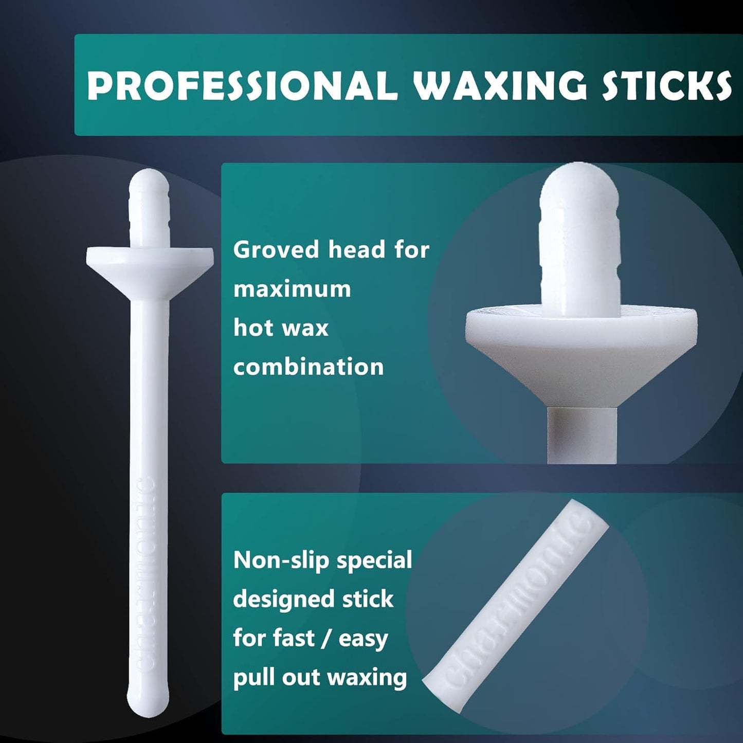 300 Pcs Wax Sticks, Nose Wax Kit Accessories, Waxing Sticks for Nostril Nasal Cleaning, Ear Face Eyebrows Hair Removal for Men Women