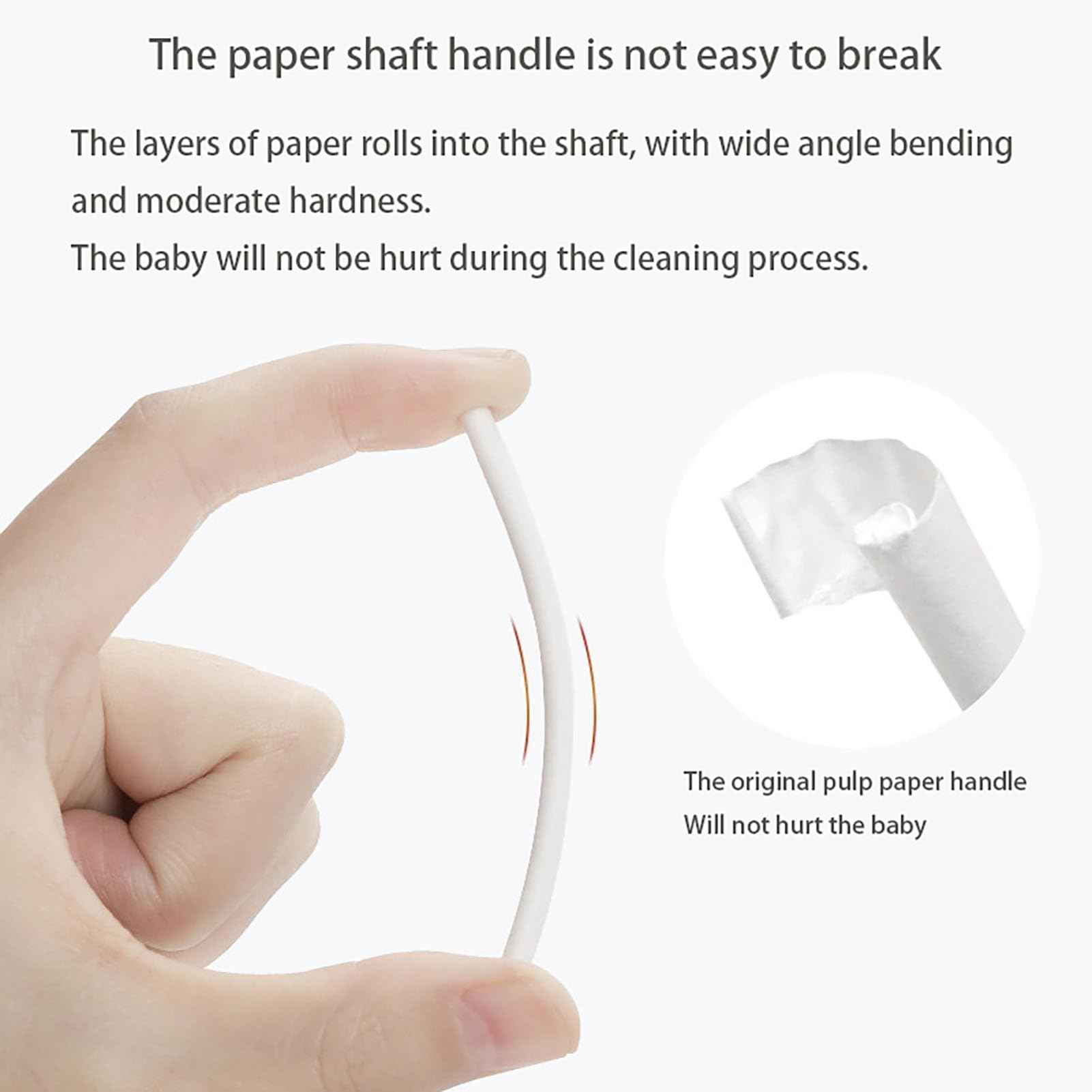 YUDNLIB 96PCS Baby Tongue Cleaner, Disposable Baby Toothbrush Soft Gauze Oral Cleaning Stick Infant Mouth Cleaner for 0-36 Months Newborn Dental Care