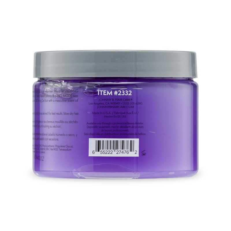 King Mode Styling Gel - Strong Hold Hair Gel for All Hair Types | 8 oz