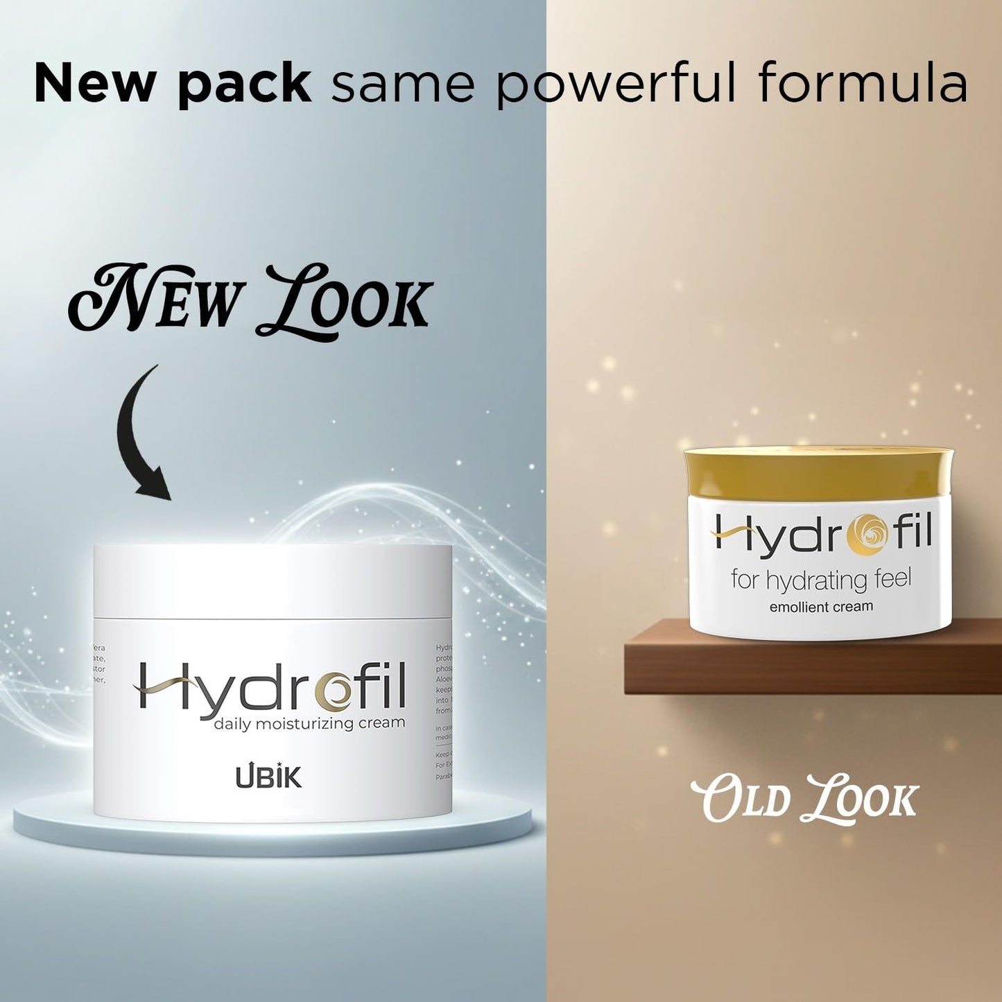 Hydrofil Moisturizing Cream for Hydrating Feel, 500ml