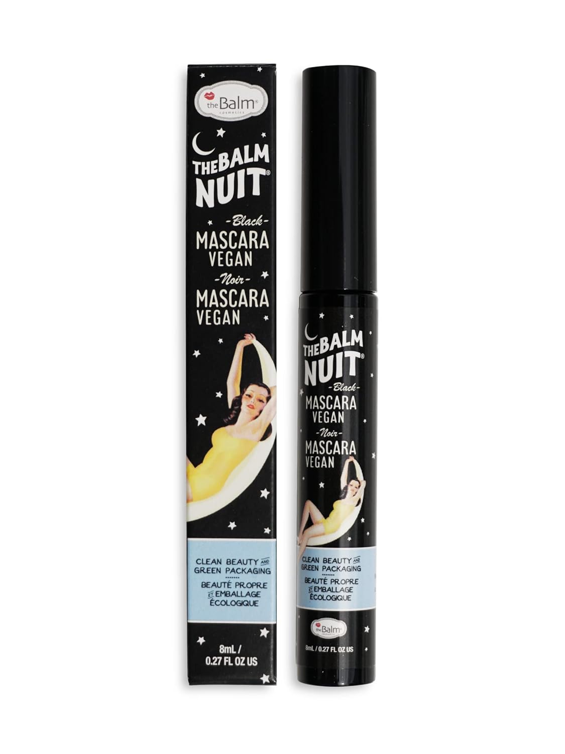 theBalm Nuit Mascara - Volumizing Black Formula for Lush Lashes