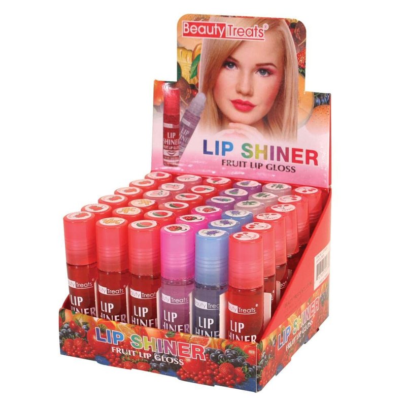 Fruit Lip Gloss Roll-On | Beauty Treats 36 PCS Set for Luscious Lips