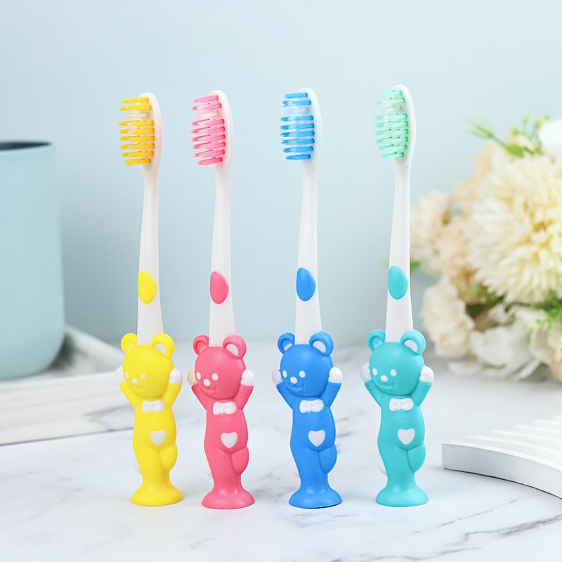 Gisdo 200pcs Bulk Disposable Kid Toothbrushes Individually Wrapped, Toothbrushes Kids Toothbrush for Age 2+ Children Toothbrush, Boys Girls Toothbrush(4 Colors)