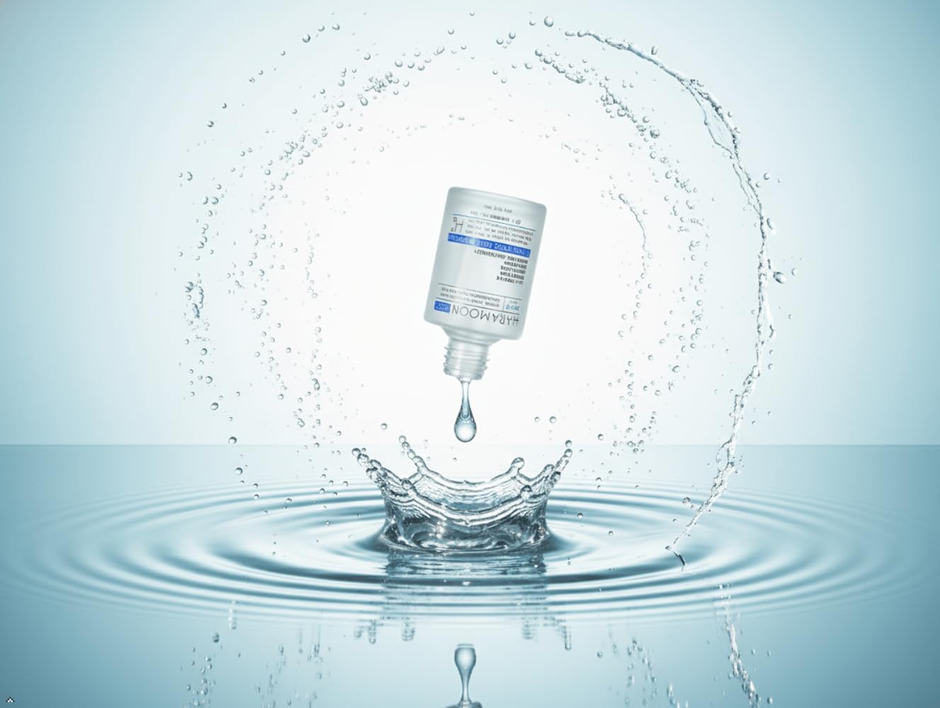 HARAMOON Hydrating Ampoule with Beta Glucan, Hyaluronic Acid, Niacinamide, and Adenosine | Fragrance Free Korean Skin Care Serum | Vegan, EWG Verified