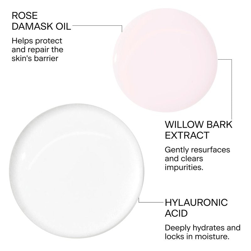 FEMMUE Rose Softener Milky Essence | Hydrating Face Toner | with Hyaluronic Acid & Rose Oil to Help Soften, Plump, and Nourish Skin | Korean Beauty Skincare