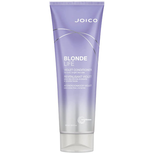 Joico Blonde Life Violet Conditioner | For Cool & Bright Blonde Hair | Neutralize Brassy Tones | Banish Yellow Tones | Boost Shine | Sulfate Free | With Monoi & Tamanu Oil | 8.5 Fl Oz