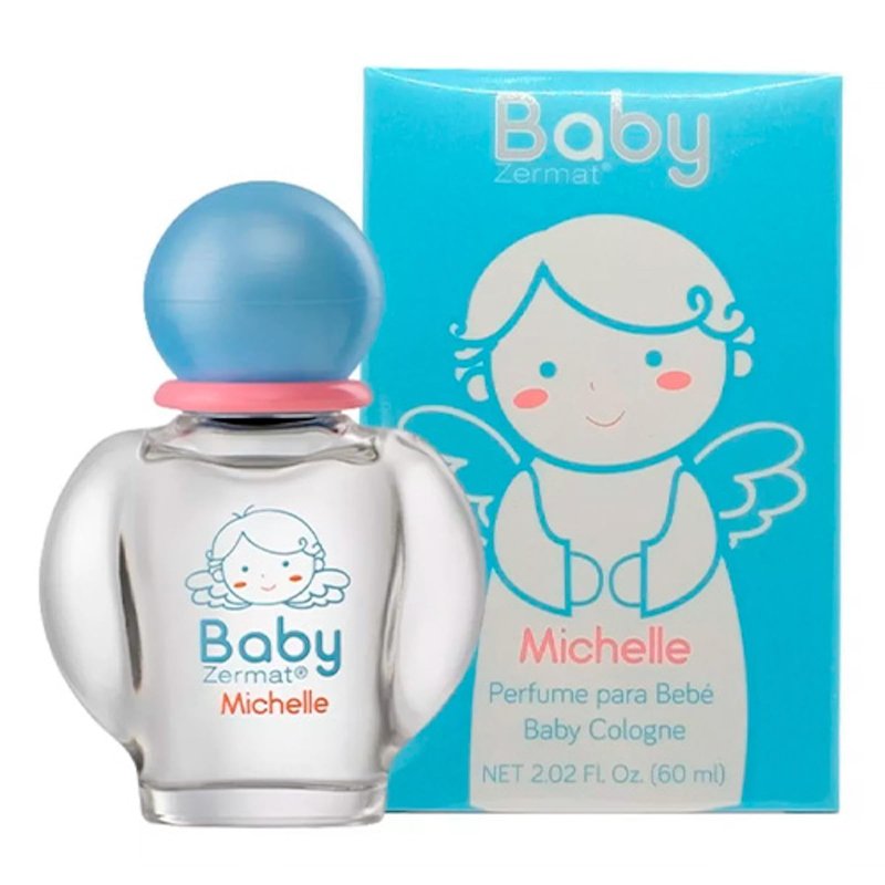 Zermat Baby Michelle | Baby Cologne Unisex Perfume | Paraben-Free & Hypoallergenic Gentle Formula | Long-Lasting Soft Floral Scents with Violets, Jasmine & Light Woods | 65ml / 2.2oz