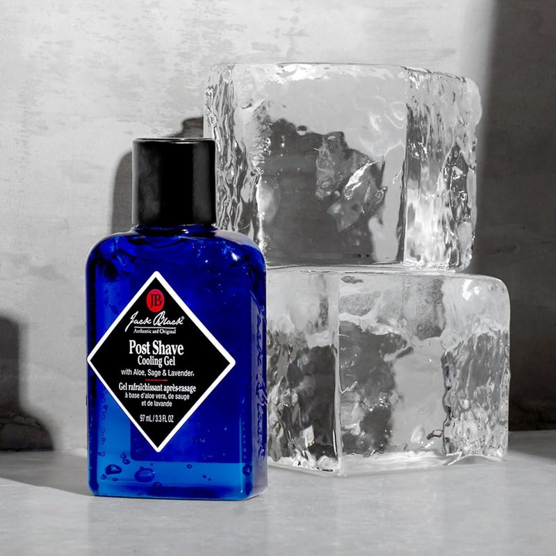 Jack Black Post Shave Cooling Gel - Soothing Aftershave for Men | Natural Razor Burn Relief
