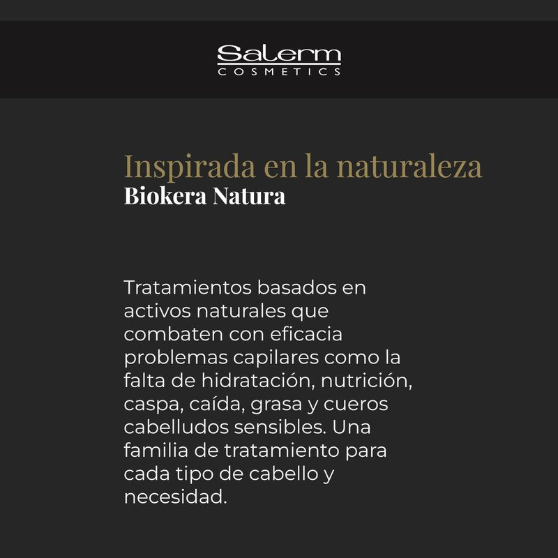 Salerm Biokera Natura Shampoo for Treated Hair, 1000 Milliliter