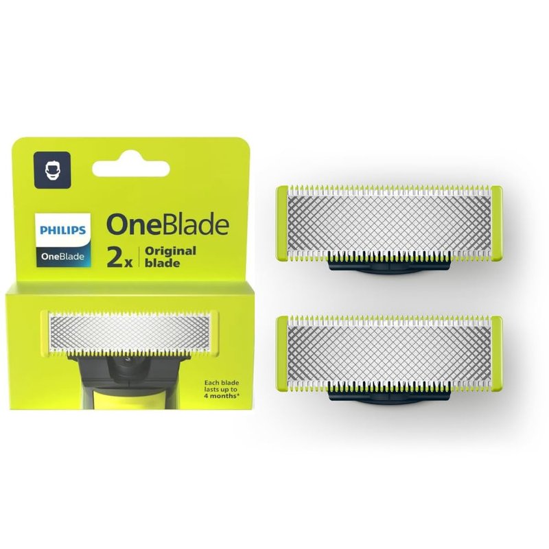 Philips OneBlade Replacement Blade - Precision Grooming for All Hair Types | 2-Pack