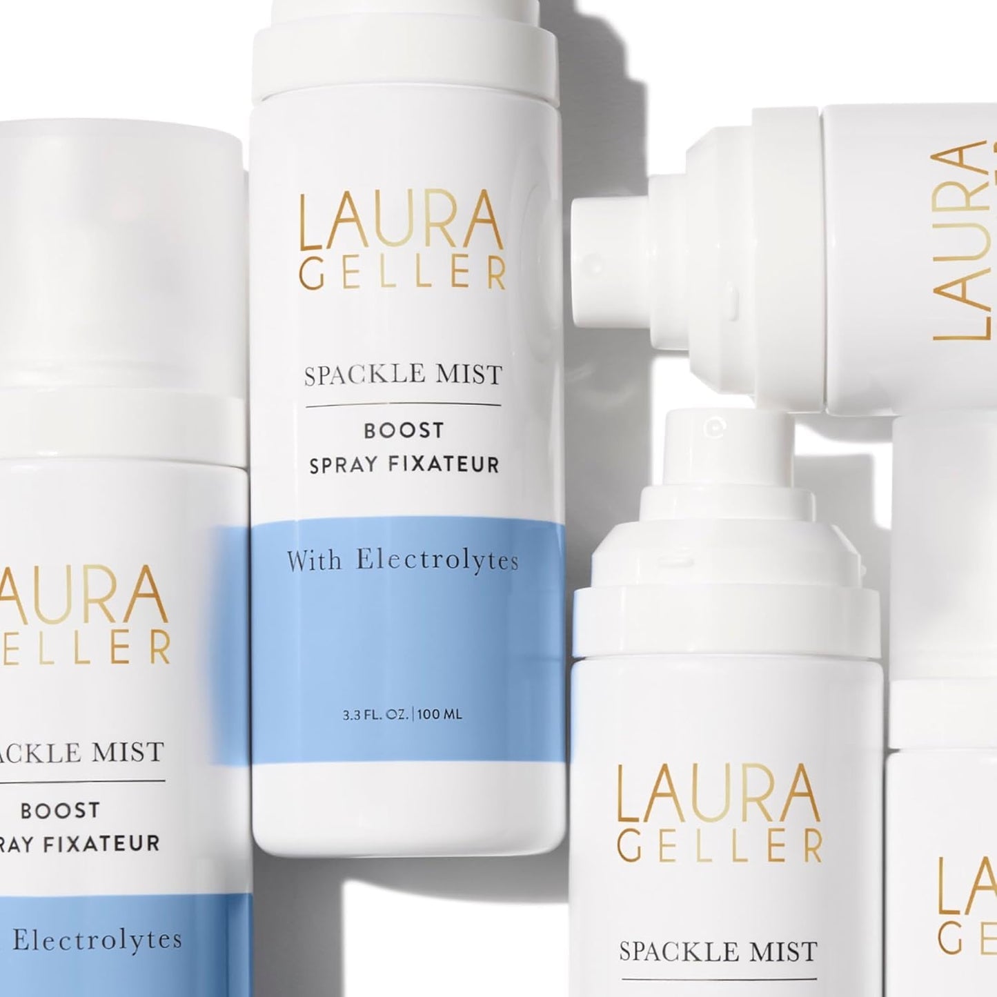 Laura Geller Spackle Mist Boost Setting Spray - Long-Lasting Makeup with Electrolytes & Blue Light Protection | Dewy Finish