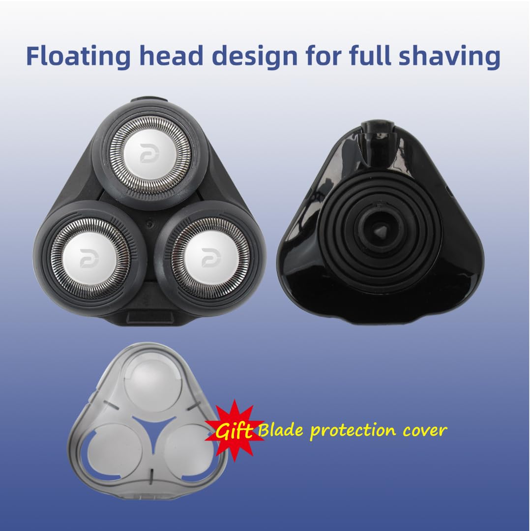 INGQI Upgraded Replacement Complete Head Assembly for Philips Norelco Series 5000 Shavers