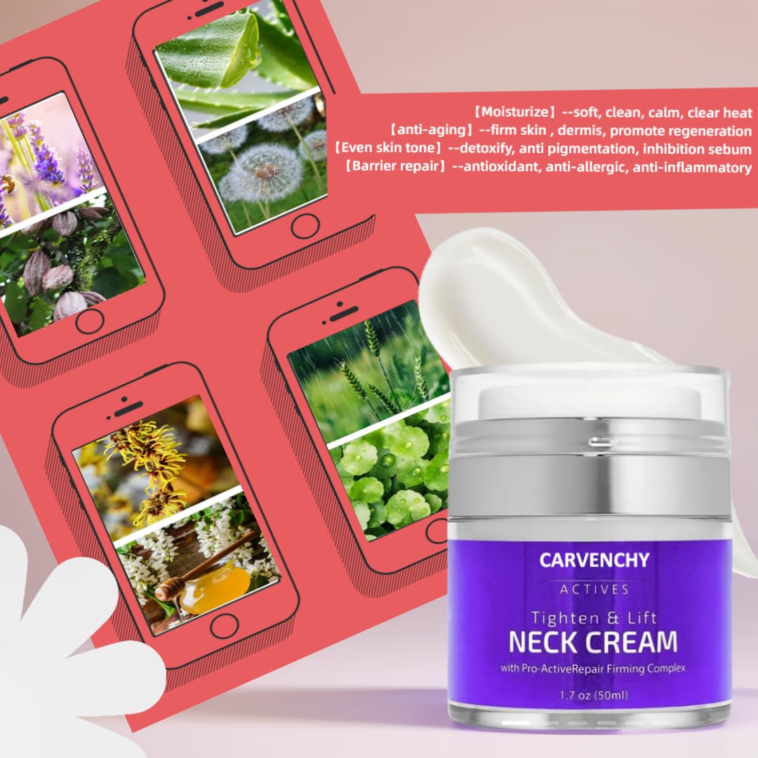 Neck Firming Cream - Age-Defying Hydration for Smooth Skin | 1.7 fl. oz | All Skin Types