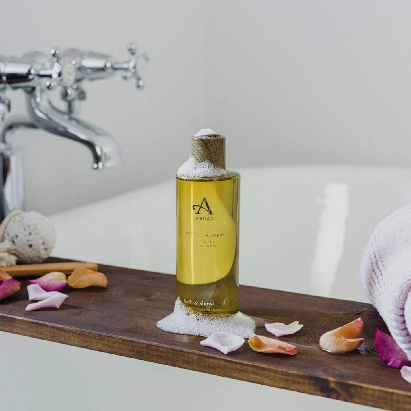 Lime, Rose & Sandalwood Bath & Shower Gel - Refreshing 300ml