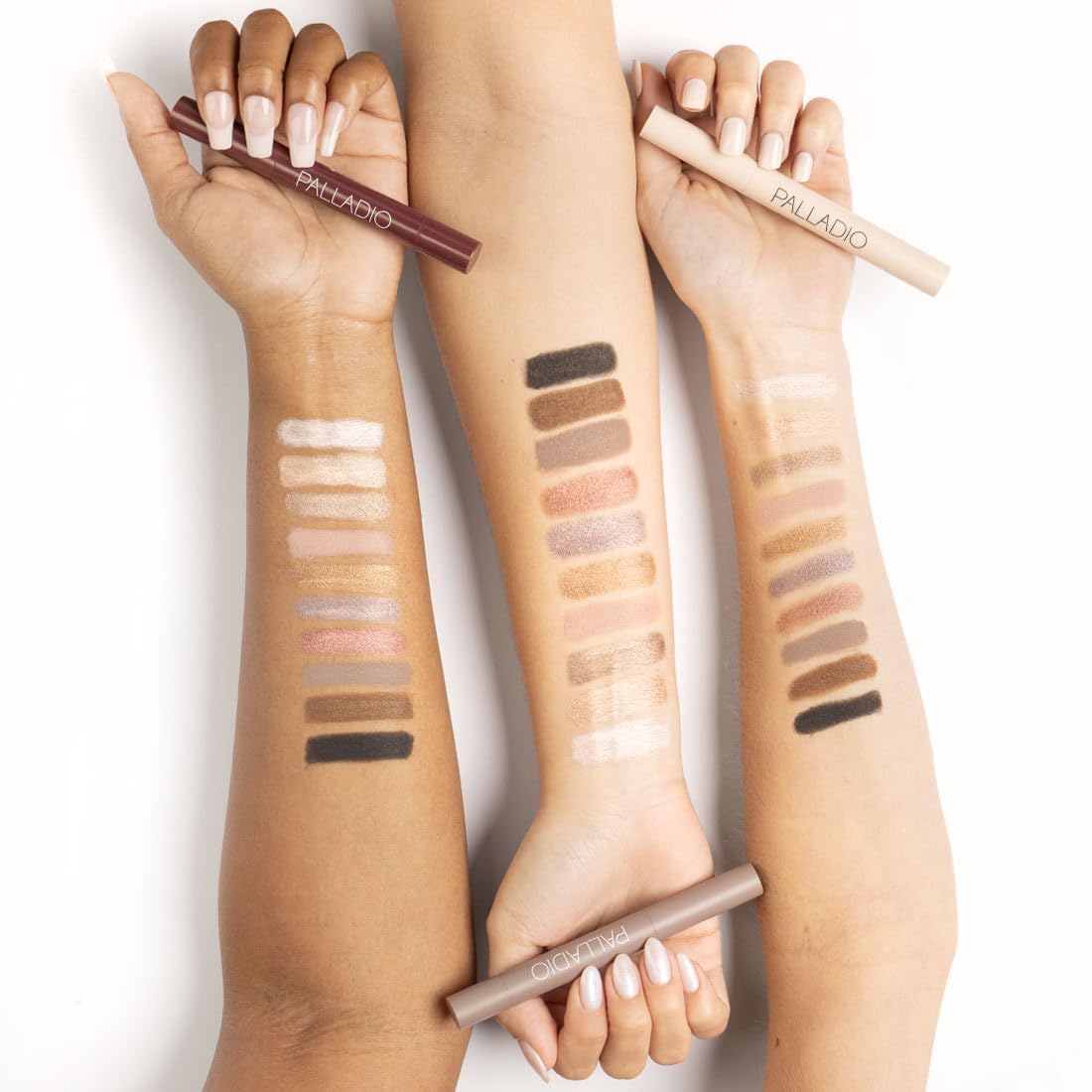 Waterproof Eyeshadow Stick - Long-Lasting, Smudge-Free Formula | Matte Rose with Blending Sponge