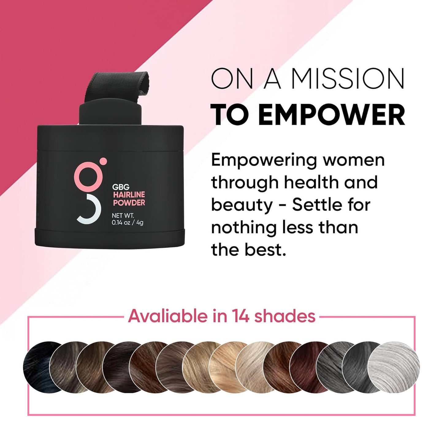 Hairline Powder Instantly Conceals Hair Loss, Root Touch Up Hair Toppers for Women & Men, Hair Fibers for Thinning Hair, Root Cover Up, Stain-Proof 24 Hour Formula (Medium Blonde)