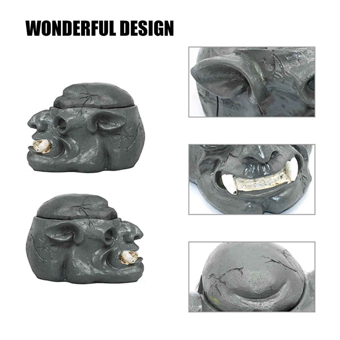 Tattoo Ink Cup Holder - SOTICA 2pcs Hard Skull Resin Tattoo Ink Caps Holder Stand for Tattoo Supplies Tattoo Accessories