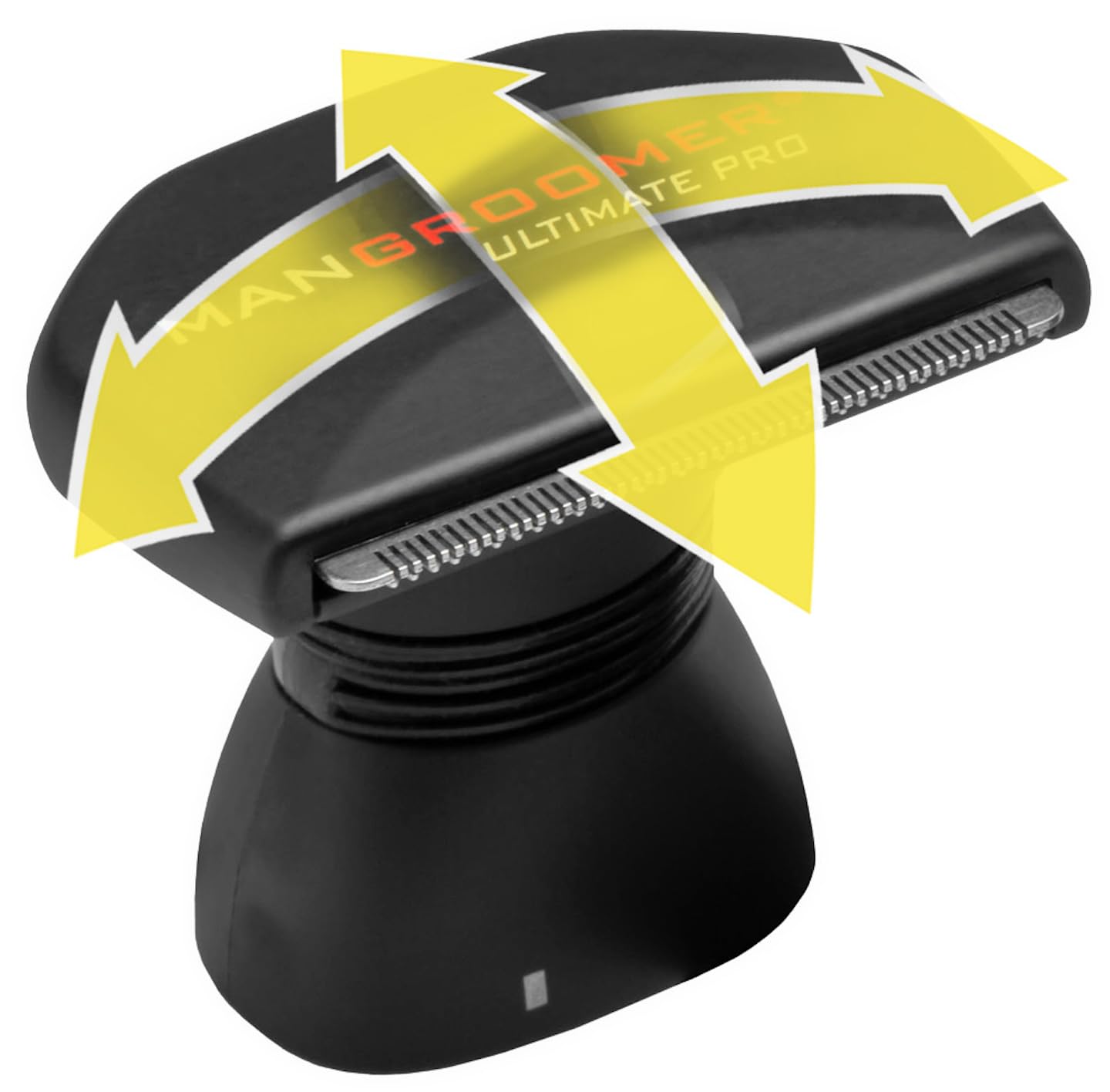 MANGROOMER - Ultimate PRO Back Hair Shaver (New 7th Generation) Complete Wide Blade Attachment Head with Shock Absorber Neck (Attachment Head with Shock Absorber Neck and Blade only)