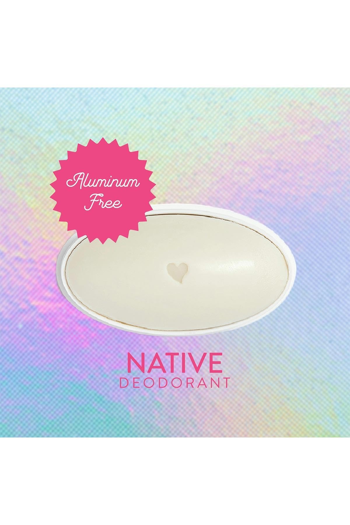 Native Aluminum-Free Clean Deodorant with Natural Derived Ingredients, 72HR odor control | Deodorant for Women and Men | Baking Soda, Coconut Oil, Shea Butter | Piece of Cake Birthday