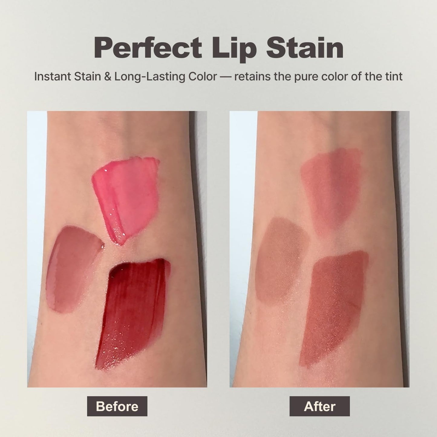 DINTO Blur-Glowy Lip Tint (217 Pax Romana) – Dewy Finish Glowy Korean Lip Tint, Long Lasting All Day Stain, Warm Soft Nude, Vegan & Cruelty-Free, 0.11 fl oz