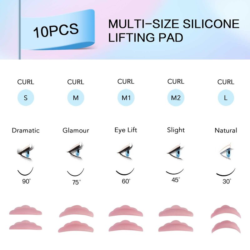 PERMANIA Lash Lift Kit, Lash Perm Kit, Fast Eyelash Lifting 5 Minutes DIY at Home with Strong Glue Disposable Sachet Lash Lifting Kit Last 6 Weeks (15pcs）