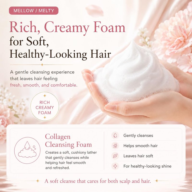 Plus eau Melty Shampoo & Conditioner Set, Silk-Infused Moisture Repair for Dry or Damaged Hair, 15.2 oz (450ml) Each, 2-Pack, Made in Japan