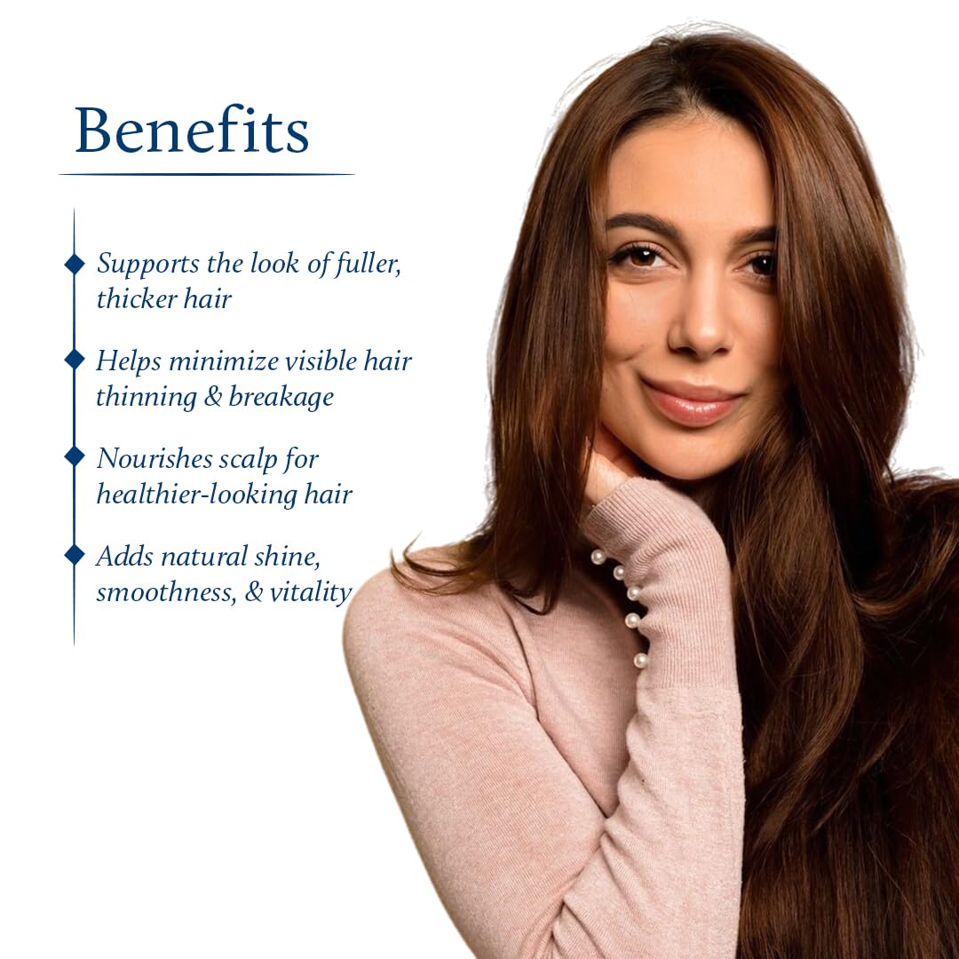 Blue Nectar Hair Growth Serum with Rosemary Oil for Hair Growth | Ayurvedic Hair Tonic Spray (8 Herbs, 3.38 Fl Oz)