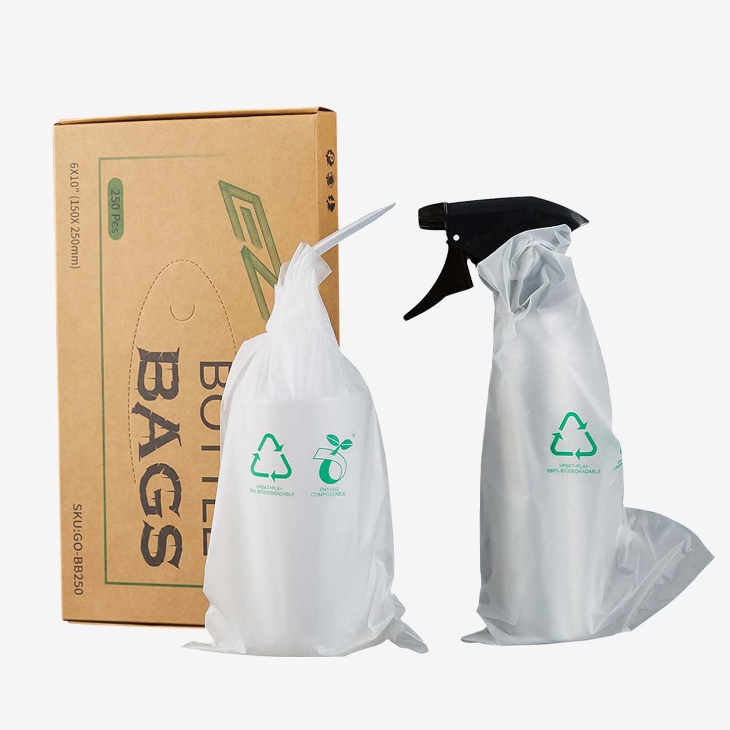 Tattoo Bottle Bags - EZ 250pcs Disposable ECO-Friendly Tattoo Wash Bottle Bags Squeeze Bottle Cover Sleeves for Tattoo Kits Accessories Supply