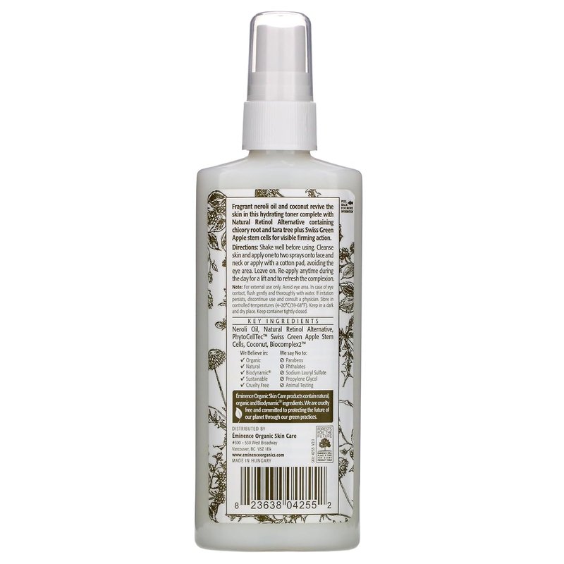 Eminence Organic Neroli Hydrating Mist - Refreshing Facial Spray | 4.2 Ounce