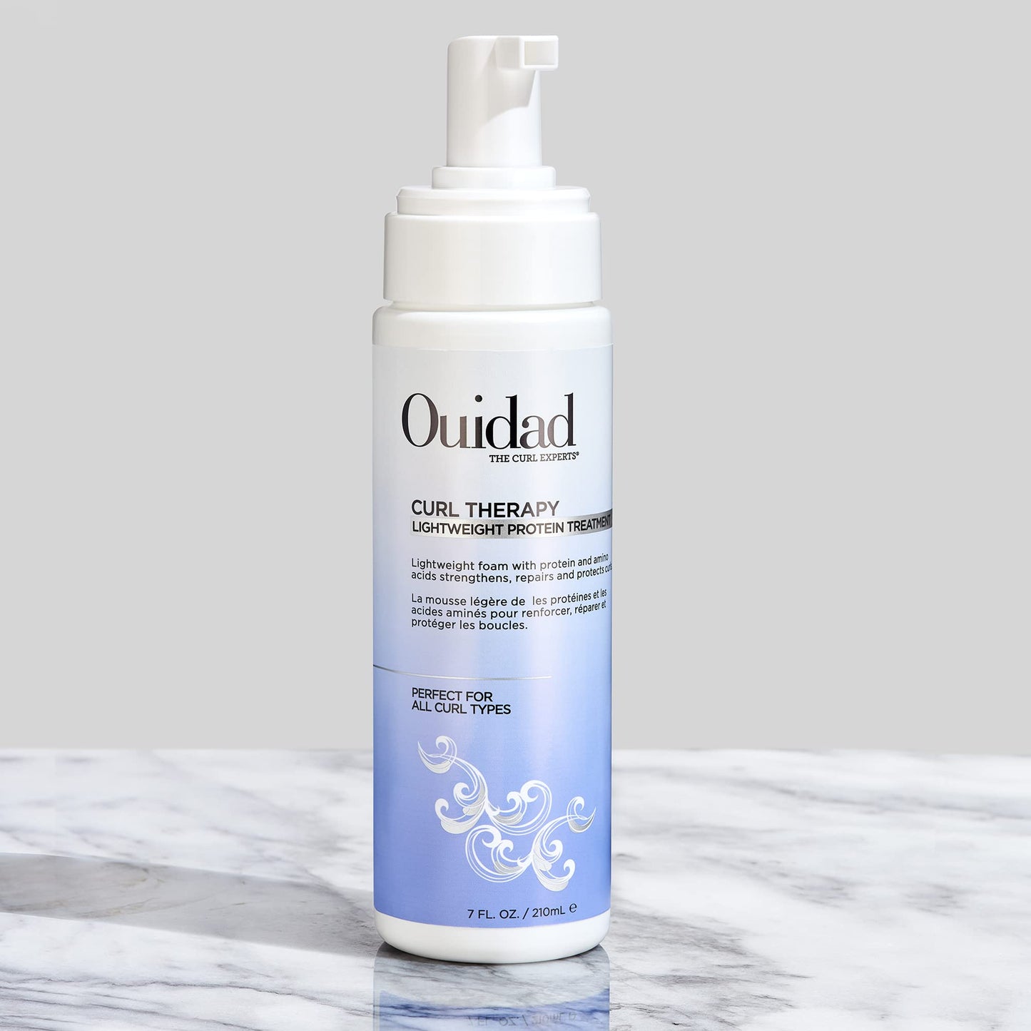 OUIDAD Curl Therapy Lightweight Protein Foam, 7 oz.