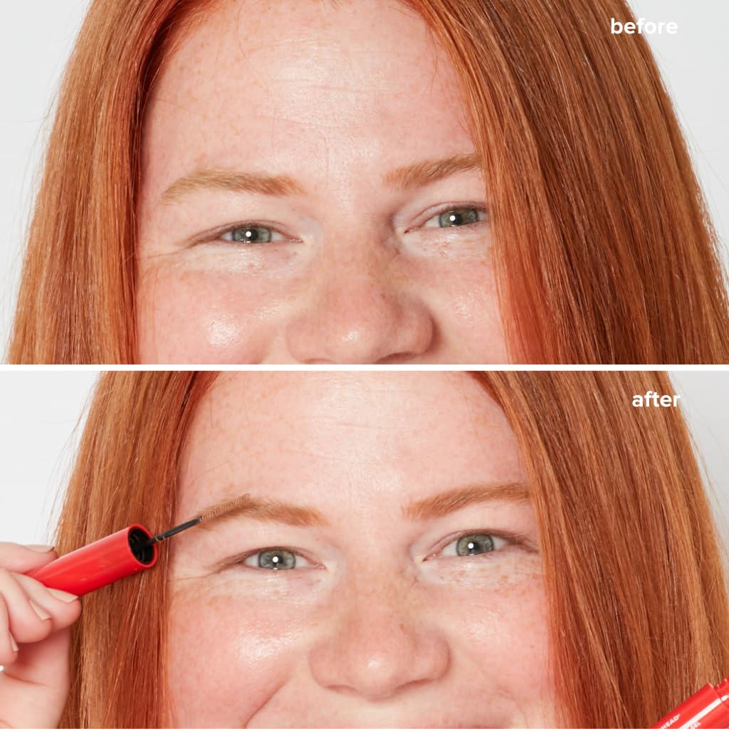 How to be a Redhead Finally Have Brows Longwearing Eyebrow Gel for Redheads, Universal Red Tinted Brow Gel, Cruelty-Free, As Seen On Shark Tank