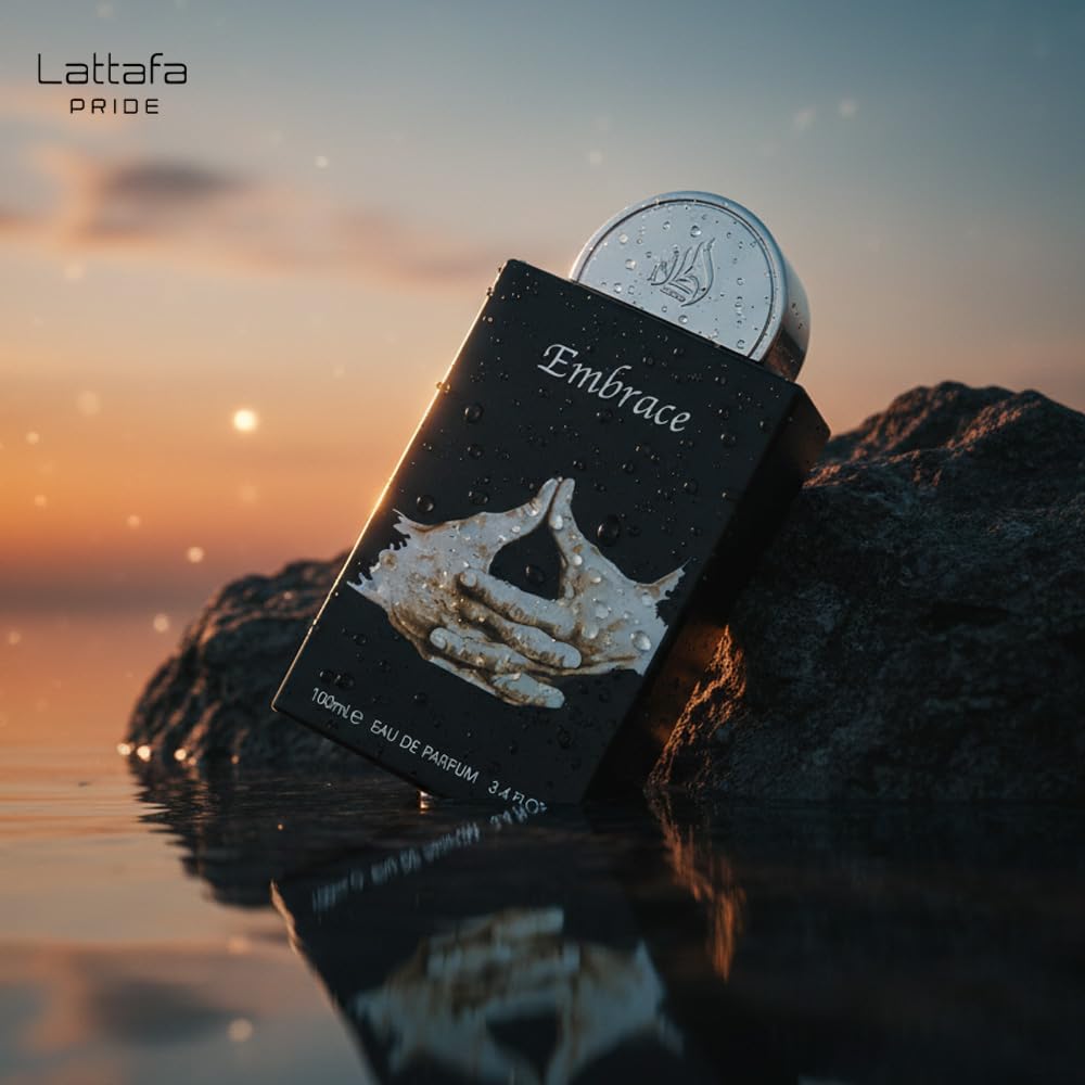 Lattafa Pride Embrace Eau de Parfum Spray for Unisex, 3.4 Ounce