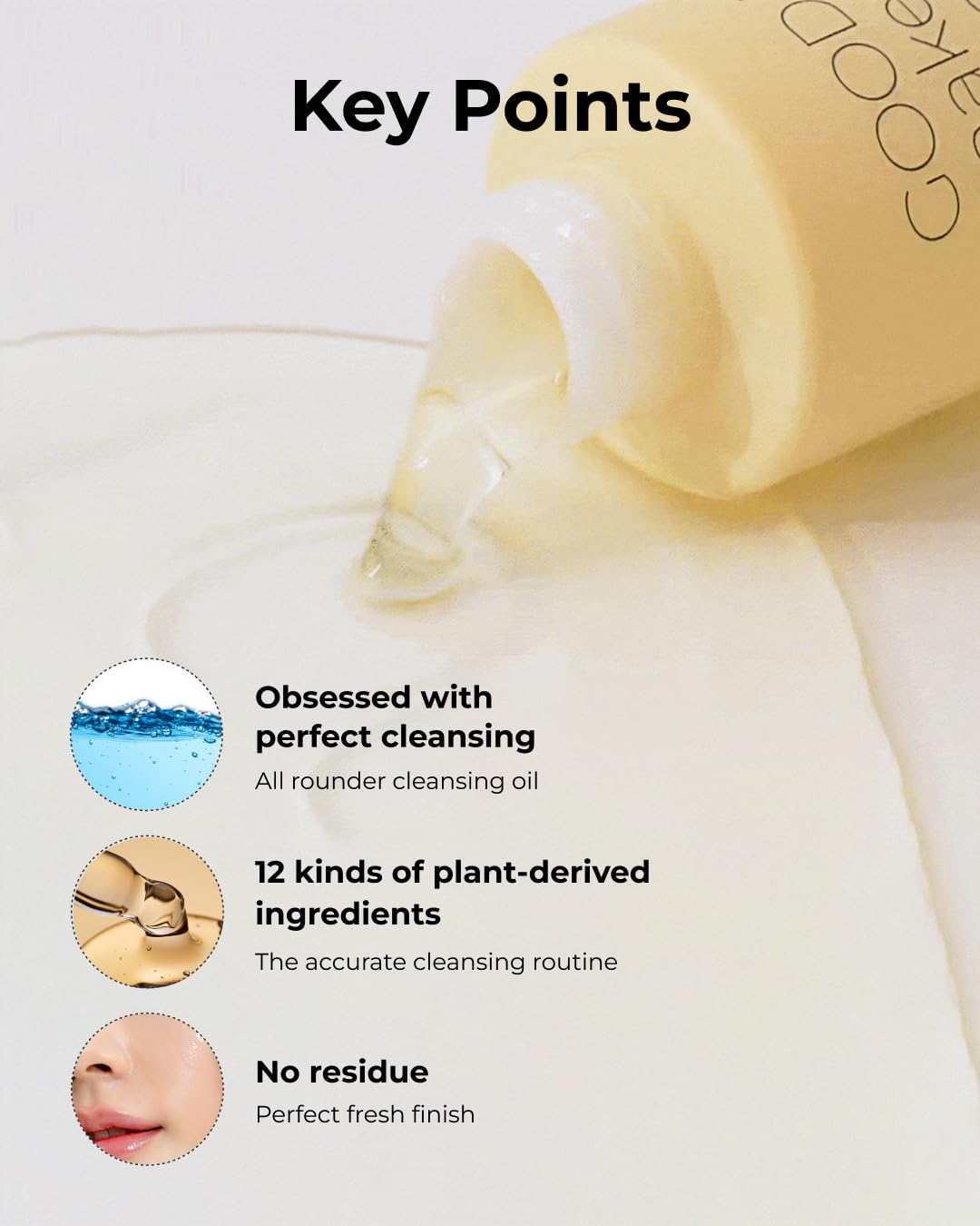 Good Bye Makeup Cleansing Oil - Pore Care & Daily Exfoliation | 6.76 fl oz, Lightweight Formula for Sensitive Skin