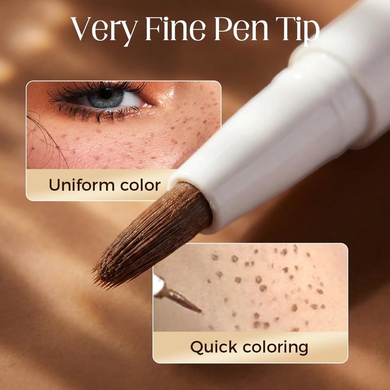 Water Resistant Freckle Pen - Natural Looking Faux Freckles Makeup | Buildable 30ml Liquid Stamp
