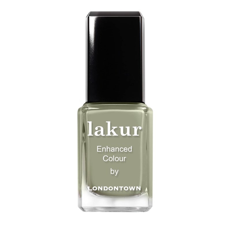 LONDONTOWN Lakur Nail Polish – Green, Sedona, 0.4 Fl Oz, Long-Lasting, Streak-Free, Chip-Resistant | 21+ Free Non-Toxic Vegan Nail Color, Strengthens & Hydrates Nails